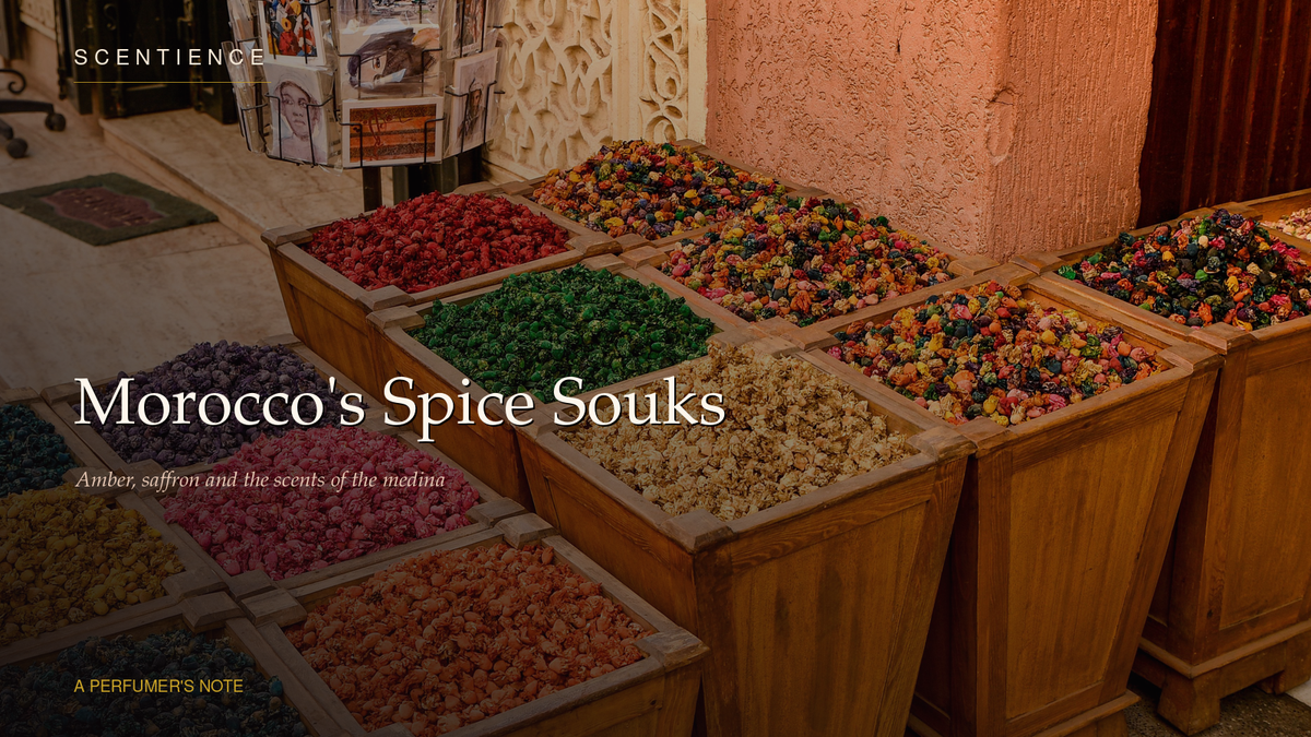 Morocco's Spice Souks: Amber, Saffron and the Scents of the Medina