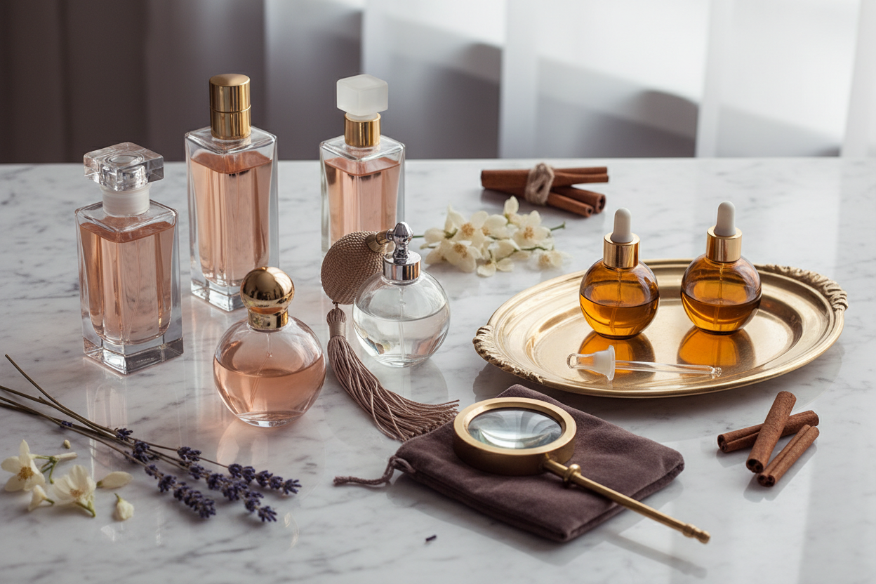 Perfume Table with Equipment