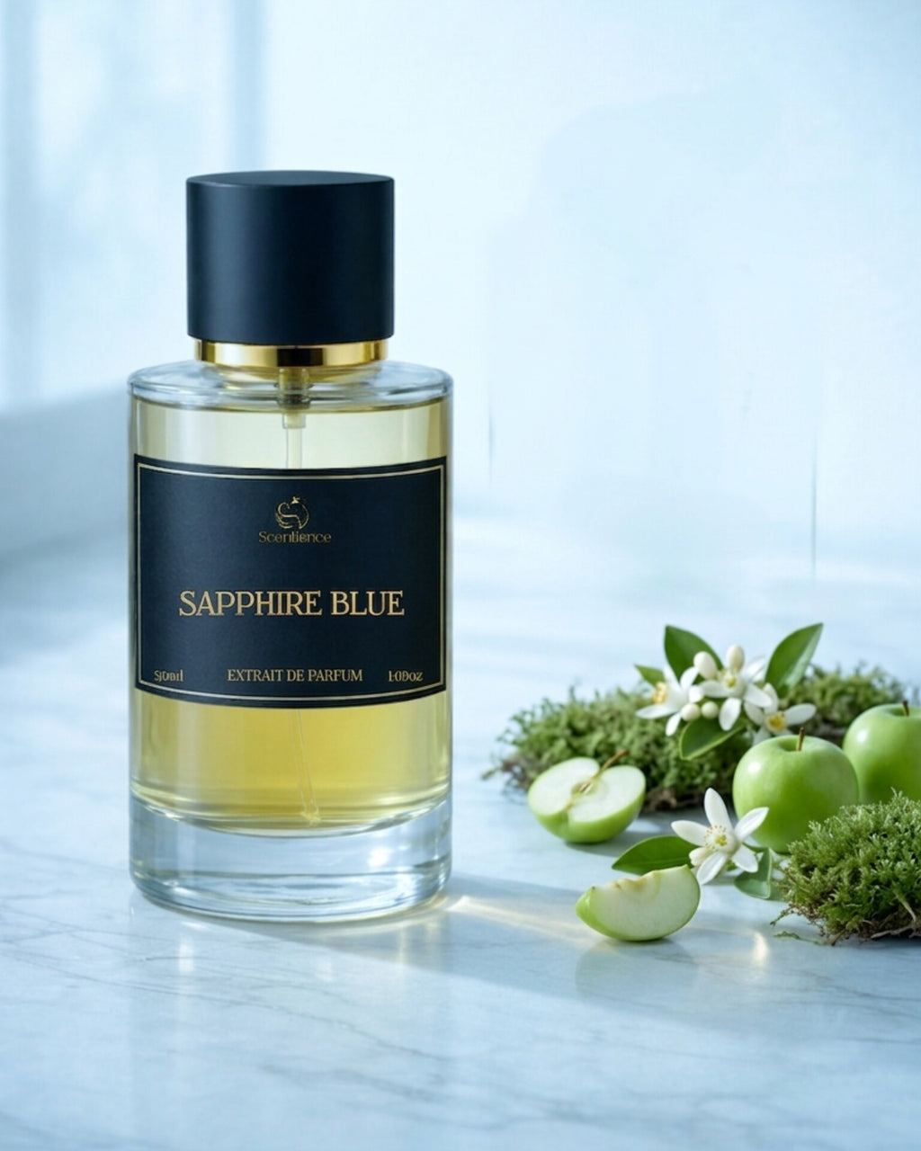 Scentience Sapphire Blue 50ml perfume bottle